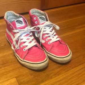 Pink High Top Vans